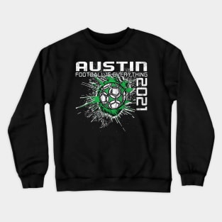 Football Is Everything - Austin FC Splatter Strike Vintage Crewneck Sweatshirt